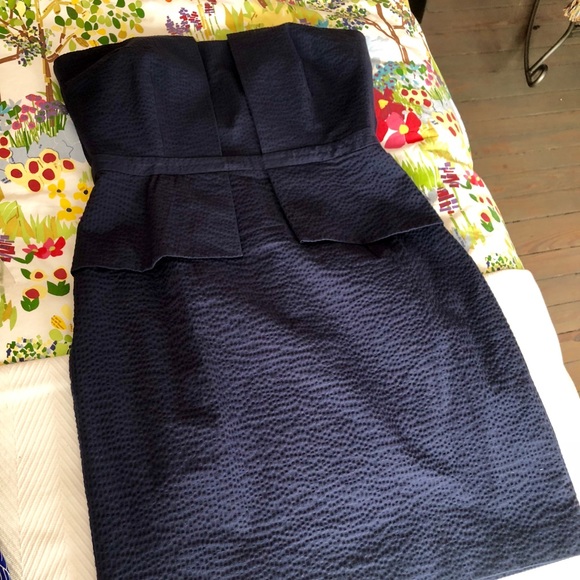 NWOT Banana Republic Peplum Seer Sucker dress - Picture 3 of 5
